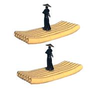 APGLSXY Bambú flotante en miniatura para decoración de acuarios, microcosmos y decoración del hogar, tanques flotantes para peces