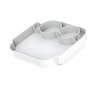 APGLSXY Bandeja de servir lavable con anillos fijos y zonas de comida para comidas al aire libre, 61 cm, estructura práctica, bandeja multiusos para saco de arena