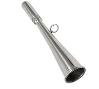APGLSXY Bocina de alerta de acero inoxidable 304 para deportes acuáticos con cuerpo de 6.95 pulgadas, salida de sonido de 120 dB, conector roscado para yate y barco, accesorio de navegación