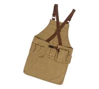 APGLSXY Chaleco de malla ventilada con ribete de cuero para aventureros, fotógrafos, tareas, multifuncional, ropa de trabajo