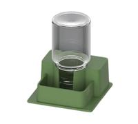 APGLSXY Comedero para reptiles con recarga automática y botella de supervisión transparente, ahorra espacio para tortugas, lagartos, reptiles, dispensador de agua