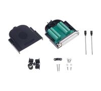 APGLSXY Conector adaptador de terminal de puerto DB37 macho RS232 a 37 pines con cordal de perno largo y carcasa adaptador industrial D SUB