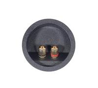 APGLSXY Conectores de abrazadera de resorte redondos de 72 mm, cobre libre de oxígeno para mejorar el sonido, terminales de altavoces con resorte