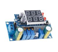 APGLSXY Controlador de panel solar MPPT de 5 A, regulador de voltaje ajustable con doble pantalla LED y regulador de corriente constante que protege la sobrecarga