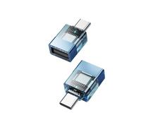 APGLSXY Convertidores transparentes USB C a USB A macho a hembra para copia de seguridad de fotos y intercambio de datos tipo C a convertidores