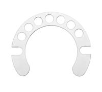APGLSXY Cuñas para auriculares de 1 mm, 2 mm, 3 mm, 4 mm, 5 mm, espaciadores de metal para manejo de bicicletas, instalación simple, espaciador de bicicleta