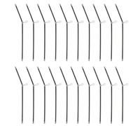 APGLSXY De 20 conectores de equilibrio de pesca antienredos con broches, palo recto, entusiastas del aire libre, forma de L, antienredos