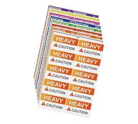 APGLSXY Etiquetas grandes de caja móvil de 3.5 x 2 pulgadas con área de notas para escribir, 9 códigos de colores, 400 calcomanías adhesivas grandes para cajas codificadas por colores