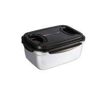 APGLSXY Fiambrera resistente de acero inoxidable con sellado hermético que conserva la frescura de los alimentos, ideal para el trabajo, la escuela, picnics, caja a prueba de fugas