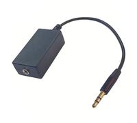 APGLSXY Filtro de reproducción de tableta de 3,5 mm, aislador de bucle de tierra, adaptador macho a hembra para estéreo de coche, receptor doméstico y escritorio, color negro