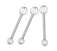 APGLSXY Head - Cucharas japonesas para agitar, batidor de medición de acero inoxidable a prueba de óxido para un control preciso de las porciones, agitador de medición