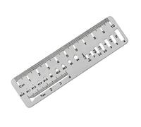 APGLSXY Herramienta de medición quirúrgica de acero inoxidable con gradaciones para ortopedia animal tornillo y pin tamaño herramienta de medición de tornillo quirúrgico