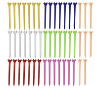 APGLSXY Juego de 50 camisetas de golf para entrenamiento de conductores de golf, tipo castillos de baja resistencia, más distancia, altura constante