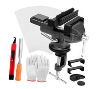 APGLSXY Juego de herramientas de regripping para mantenimiento de golf con prensas giratorias, almohadillas protectoras, tiras de cinta de doble cara y guantes, instalación de cinta de agarre de golf