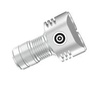 APGLSXY Linterna blanca de 6 luces LED con carcasa de aleación de aluminio brillante, 6 salidas de luz, largo tiempo de funcionamiento, tamaño de bolsillo portátil para reparación del hogar