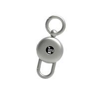 APGLSXY Llavero digital portátil dispositivo de pesaje de 25 kg de capacidad, visualización de tiempo, escala recargable USB C para el hogar, equipaje al aire libre, llavero