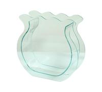 APGLSXY Maceta de acrílico transparente con diseño contemporáneo, pequeños jarrones para arreglos florales para el hogar, oficina, decoración de boda, pecera simple
