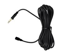 APGLSXY Micrófono externo de navegación para coche, micrófono de voz de 3,5 mm con cable de 3 metros para llamadas y tareas de entrada, recogida de voz en unidades de navegación y uso de unidad