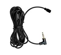 APGLSXY Micrófono externo de navegación para coche, micrófono de voz de 3,5 mm con cable de 3 metros para llamadas y tareas de entrada, recogida de voz en unidades de navegación y uso de unidad