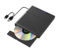 APGLSXY Multiuncional USB 3.0 2.0 Tipo C - Grabadores ópticos externos, reproductor de CD y DVD de velocidad rápida para laptop, transferencia de datos de escritorio, unidad externa de CD y DVD
