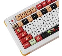 APGLSXY OQO - Juego de teclas con temática de frutas de altura para teclados mecánicos con impresión sublimada por calor, resistente a la decoloración, teclas de sublimación de tinte