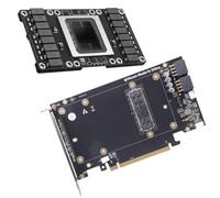 APGLSXY Placa adaptadora de integración de hardware, diseño de conversión SXM2 a PCIe X16 con estructura de conector visible y forma de montaje de escritorio