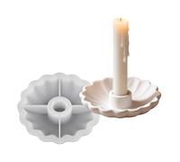 APGLSXY Resina epoxi creativa con forma ondulada para soportes de aduanas y accesorios artísticos para el hogar, manualidades para luces de cera