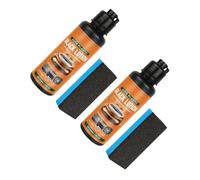 APGLSXY Restaurador de molduras para interiores de coche, 100 ml, con aplicador de esponja, cuidado de salpicadero para propietarios de automóviles y usuarios de garaje, cuidado de salpicadero para