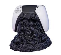 APGLSXY Soporte de exhibición de calavera para varios dispositivos, para controladores, auriculares, teléfonos, materiales de goma tóxicos, ahorro de espacio, organizadores de escritorio, estante de
