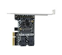 APGLSXY Tarjeta de expansión de almacenamiento interno con 2 puertos SFF-8643, adaptador basado en placa para actualización de escritorio y planificación de construcción