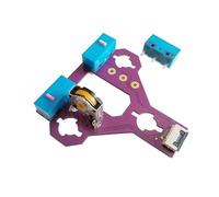 APGLSXY Teclas de botón de placa base para placa base MicroSwitch Roller Assembly para tablero de juegos M8W Hot Swap