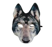 APGLSXY Textura realista de lobo 3D EVA, segura, cómoda, para fiestas de Halloween, carnavales