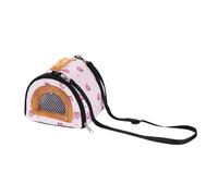 APGLSXY Transportador portátil para hámster con ventana de malla transpirable para mascotas pequeñas, transportadores de hámster de viaje