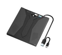 APGLSXY Unidad óptica externa USB 3.0 para dispositivos tipo C, diseño de carga de ranura con funcionalidad Plug and Play, disco USB externo tipo C
