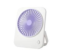 APGLSXY Ventilador de escritorio portátil de una sola velocidad ajustable a pilas, ligero para viajes, trabajo, estudio, accesorios, ventilador de pie