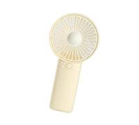 APGLSXY Ventilador de mano en miniatura alimentado por 2 baterías 3A, fácil operación de un solo botón para clima cálido y viaje, ventilador de batería portátil