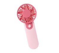 APGLSXY Ventilador de mano pequeño portátil con 1 velocidad para estudio, viajes, uso al aire libre, portátil