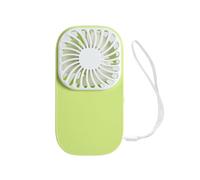 APGLSXY Ventilador pequeño de mano de una sola velocidad, funcionamiento silencioso, diseño fácil de llevar, perfecto para oficinas en casa y actividades al aire libre, ventilador de mano pequeño