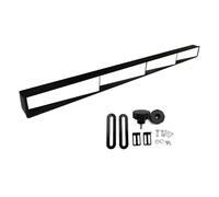 APGLSXY Visor de carrito de golf de 4 paneles con soporte extensible y vidrio transparente para carrito de golf