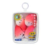 APGLSXY Whimsicals - Llavero de felpa de mariscos de alta calidad, relleno de fibra, hecho a mano, accesorio decorativo para bolsos, mochilas, fiestas, salmón, sashimi, llavero decorativo