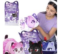 Aphmau MyStreet MeeMeow Classic Mystery Plush - Personajes coleccionables de Gatos de 11 Pulgadas - 4 para coleccionar, uno suministrado, los Estilos Pueden Variar