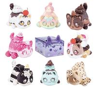 Aphmau Peluche misterioso MeeMeow de 6 pulgadas - Helado; canal de juegos de YouTube, caja ciega, 1 de 8 posibles helados MeeMeows, producto oficial, uno incluido, los estilos pueden variar