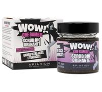 APIARIUM - Exfoliante de piernas bio-drenante Wow, 270 g, tratamiento de drenaje anticelulítico para piernas tonificadas, lisas y bien drenadas; Exfoliante corporal exfoliante bronceado mejorado