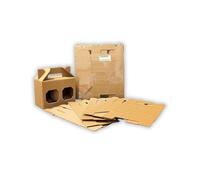 APICOLTURA.COM Lata de habano para 2 tarros de 500 g de miel (10 piezas)