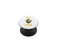 Apicultor carnoso,Abeja, Abejas, Miel, Bomberos, Abeja héroe PopSockets PopGrip Adhesivo