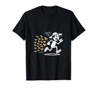 Apicultor Divertido Corriendo del pánico del enjambre Camiseta