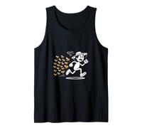 Apicultor Divertido Corriendo del pánico del enjambre Camiseta sin Mangas
