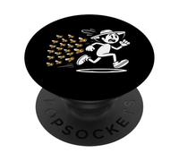 Apicultor Divertido Corriendo del pánico del enjambre PopSockets PopGrip Adhesivo