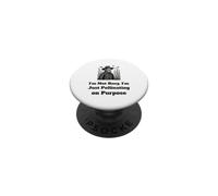 Apicultor Juego de Palabras Entusiasta Humorístico Polinización Humor Presente PopSockets PopGrip Adhesivo