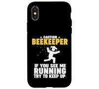 Apicultor PRECAUCIÓN si me Ves Corriendo Carcasa para iPhone X/XS
